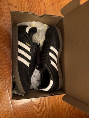 Adidas Samba OG Women's Black/White Leather Sneakers